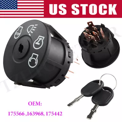 Ignition Switch & Key Set 7-Pin For AYP Husqvarna MTD John Deere Mower GY20074 • $14.38