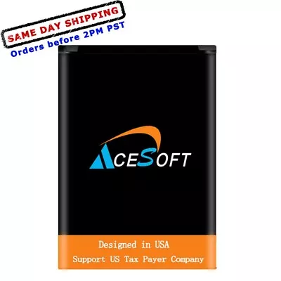 UPGraded AceSoft 3990mA Replacement BL-44JH Battery For LG Motion 4G MS770 Phone • $30.56