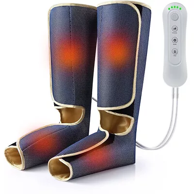 Heated Leg Massager With Air Compression For Relaxation Foot & Calf  Leg Warmer • $37.99