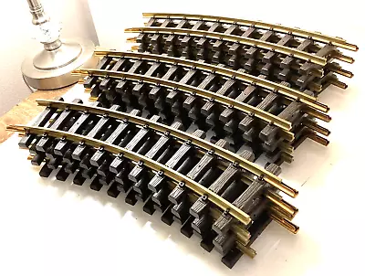 Vintage 1990's LGB G Scale Curved Brass Track No.1100 (12) Original And Clean! • $29.95