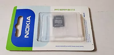 $12.22 • Buy 100% Original  Nokia MU-23 Mini SD Memory Card 512MB N71/N73/N80/N92/N93/N93I