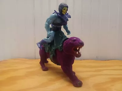 Vintage Masters Of The Universe Mattel  Skeletor Soft Head & Panthor W/ Armor  • $39.98