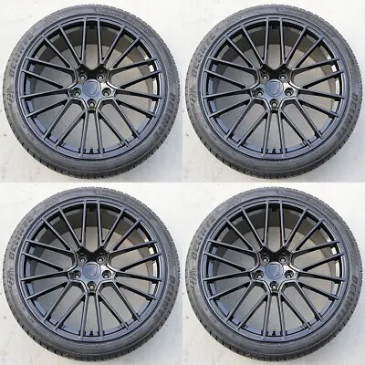 Set(4) 22x10/22x11 5x130 Staggered Wheel & Tire Pkg Porsche Cayenne GTS Turbo. • $2199.15