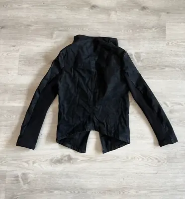 H&M Divided Women Faux Leather Jacket Size 4 • $12.50