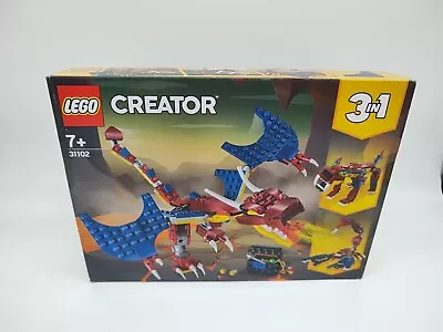 *New* LEGO Creator Fire Dragon (Scorpion Tiger) 3-in-1 #31102 2020 Release AUS • $56.52