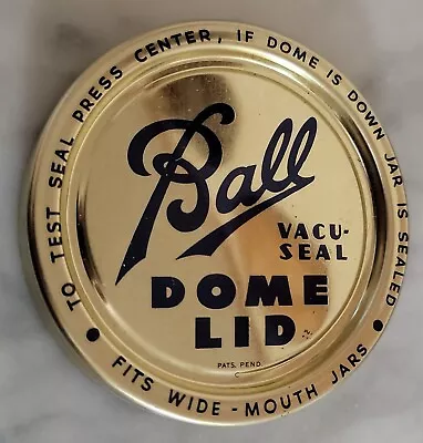 Vintage Ball Mason Wide-Mouth Dome Lids 1950s? • $1