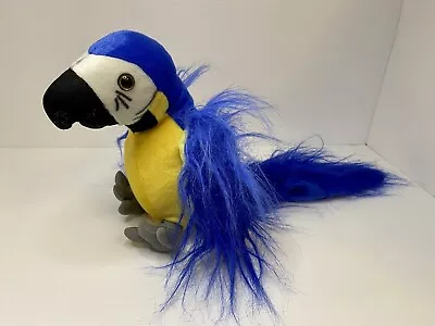 9” Blue And Yellow Macaw Parrot Plush Fiesta Stuffed Animal Bird Toy • $9.95