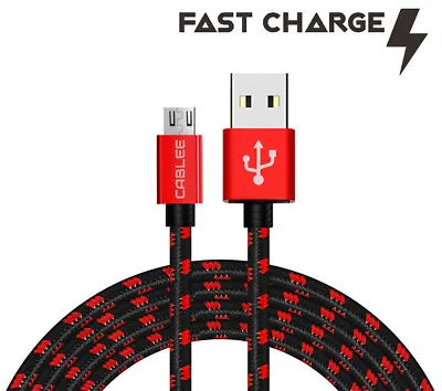 $6.98 • Buy Black/Red Micro USB FAST Charger Cable For Beats By Dre Solo3,Studio3,Powerbeats