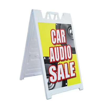 A-frame Sidewalk Car Audio Sale 24  X 36  Double Sided A-Frame Sidewalk Sign • $44.99