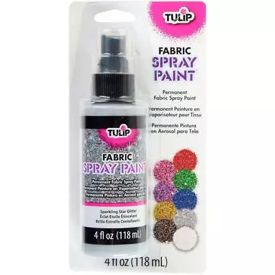 Tulip Fabric Spray Paint Sparkling Star Glitter • $19.95