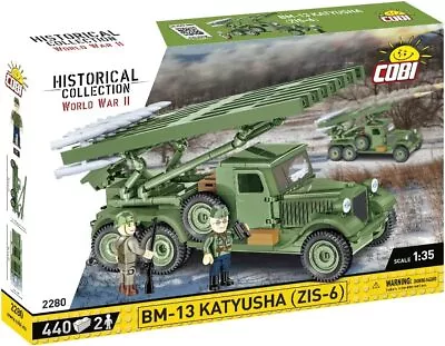 Cobi 2280 - World War II - BM-13 Katyusha (Zis-6)  440 Pcs **BRAND NEW** • $76.57