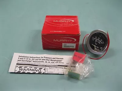 Murphy 25P-200 Swichgage 0-200 PSI Mechanical Pressure Gauge NEW G17 • $50