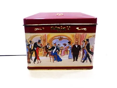 2008 Maxim's Empty Tin Candy Canister  High Class People  Trinket Box  France • $7.99