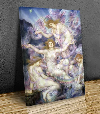 Daughters Of The Mist Evelyn De Morgan Canvas Print Art Framed Or Print Only • £6.99