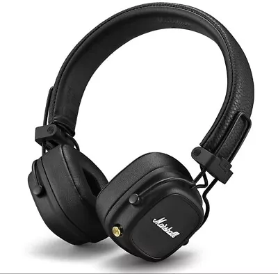 Marshall Major IV 4 Bluetooth On-Ear Headphones Black  • $55