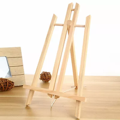 30cm Beech Wood Table Easel Painting Craft Wooden Stand For Art SuppliesY*lu Dz • £3.58