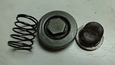 88 Yamaha Xv250 Virago Xv 250 Ym167b Engine Oil Strainer Cover Spring Set • $32.35