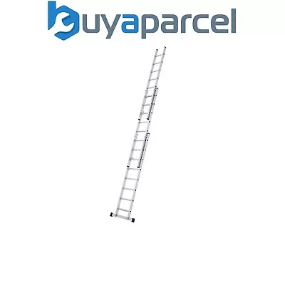 Zarges 44852 Everest 3DE Extension Ladder 3-Part D-Rungs 3 X 10 ZAR44852 • £353.68