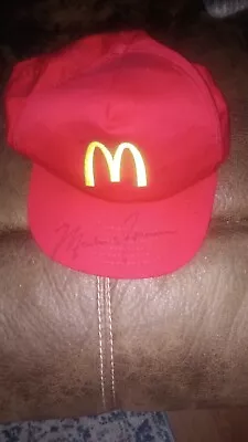 Michael Jordan Autographed McDonald's Hat • $100