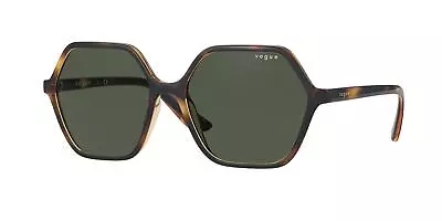 VOGUE VO5361S W65671 Irregular Dark Havana Dark Green 55 Mm Women's Sunglasses • $35.94