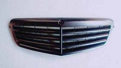 2010 2011 2012 13 For Mercedes E Class W212 Front Grille Matte Black Flat Black • $209