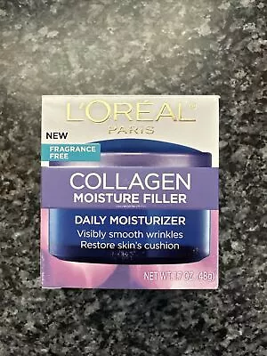 $12.50 • Buy L'Oreal Paris Collagen Moisture Filler Facial Treatment Day Night Cream 1.7 Oz