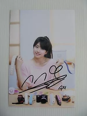 Suzy Bae Miss A 4x6 Photo Korean Actress KPOP Autograph Hand Signed USA Seller 9 • $14.99