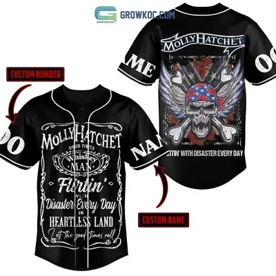 Molly Hatchet Flirtin With Disaster Every Day Personalized Short Sleeved Shirt • $29.90
