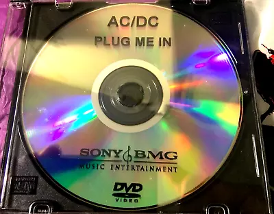 AC/DC VERY RARE Australian PROMO Only DVD Plug Me In • $39.95