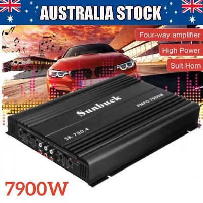 7900W 4-Channel Car Audio Amplifier High-Power 12V Stereo Power Amplifier Tool • $65.99