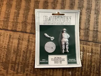 $6 • Buy Barton Miniatures LTD US Helicopter Pilot 1st Infantry Division Vietnam 1968