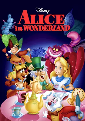 £2.29 • Buy Disney Alice In Wonderland Movie Poster Iron On Tee T-shirt Transfer