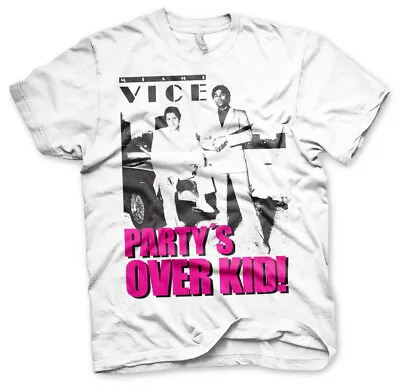 Officially Licensed Miami Vice- Party´s Over Kid Men's T-Shirt S-XXL Sizes  • £20.56