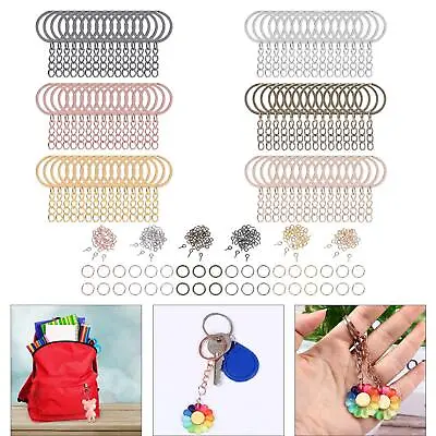 £15.14 • Buy 450x Keyring Keychain Key Chain DIY Crafts Supplies Jewelry Making Connector