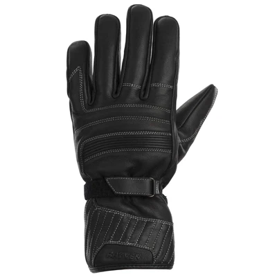 $45.07 • Buy Rayven Motorcycle Motorbike Mamba Goat Skin Leather Gloves - Black