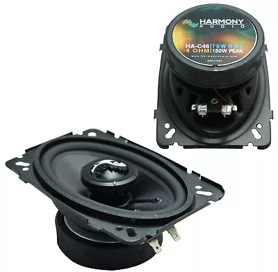 Fits Mercedes 450 Series 1973-1980 Rear Deck Replacement Harmony HA-C4 Speakers • $54.95