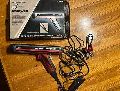 Vintage 1984 Sears Craftsman Inductive Timing Light  28-2134 W/ Box Made In USA • $30