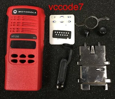 Motorola HT1250 LS LS+ Limited Keypad Refurb Housing Complete In (RED) • $25