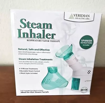 Inhaler / Facial Model Steam System Veridian Healthcare® Dual-Purpose # 11-525 • $45