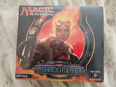 Magic The Gathering MTG Sealed 2014 Core Set M14 Fat Pack (9 Booster Pack) • $60