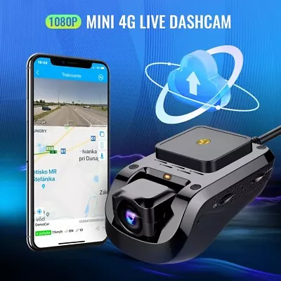 JIMI JC120 4G Car DashCam 1080P HD Video Car Cam GPS Tracking Live Stream • $140.70