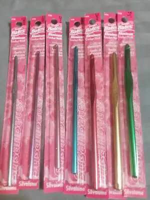 Susan Bates Aluminum (b - N) Or Steel Crochet Hook (00 - 14)  You Choose • $3.15