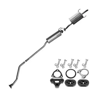 Resonator Muffler With Hangers + Bolts  Compatible With  01-05 Civic 01-03 EL • $189.76