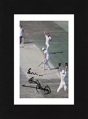 £7.49 • Buy 8X6 Mount IAN BOTHAM Signed PHOTO Print Gift Ready To Frame England CRICKET