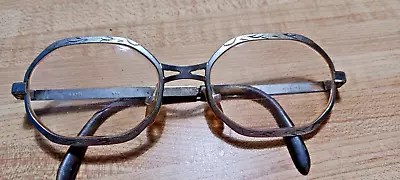 Vintage SAFILO MARTHA Eyeglass Frame.  Gold Color Metal Frame ITALY • $30