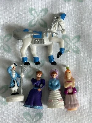 $3.35 • Buy Vintage Polly Pocket Bluebird Cinderella Carriage Horse & 4 Figures