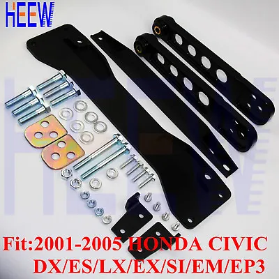 Brace Rear Subframe Tie Bar Control Arm For Civic 01-05 Dx Es Lx Ex Si Em Ep3 • $127.39