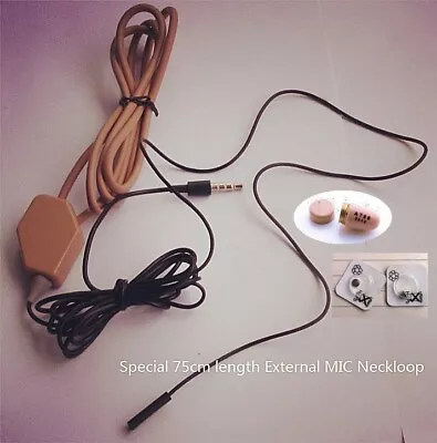 10 PCS  Micro Invisible Hidden Covert Earphone With 75cm Neckloop  For Exam • $136