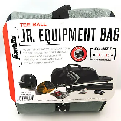 $17.45 • Buy Franklin Tee Ball JR. EQUIPMENT BAG 34 X9 X6  For Bats Cleats Mitt Balls NWT