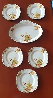 Vintage Antique Collectors Cake Server Plate And 5 Cake Plates • $95